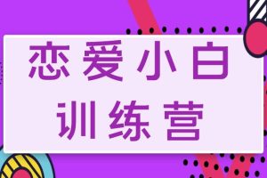 安小妖《恋爱小白训练营》