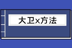 大卫x方法（泡学电子书）