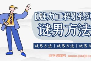 【魅力工程】谜男方法