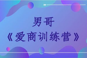 男哥《爱商训练营》