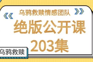 乌鸦绝版公开课203集