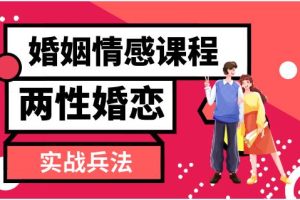 婚姻情感课程《两性婚恋实战兵法36计》网盘下载