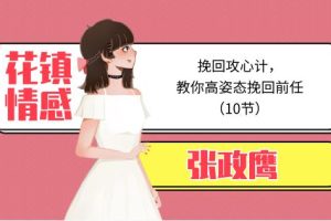 花镇-张政鹰挽回宫心计，教你高姿态挽回前任（10节）