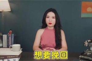 黄栗子《私人定制》高效挽回篇