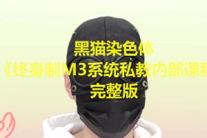 黑猫染色体《终身制M3系统私教内部课程》